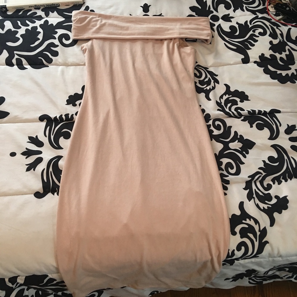 Off the shoulder long tight dress